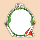 Small Watermelon Shape Whiteboard